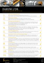 Checkliste Darum L'or