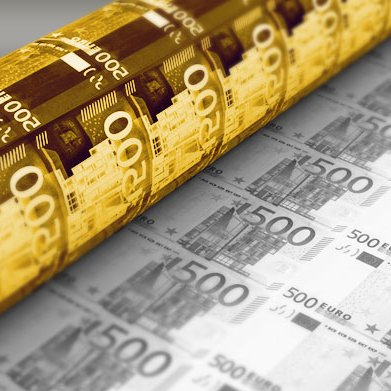 Gold druckt Geld